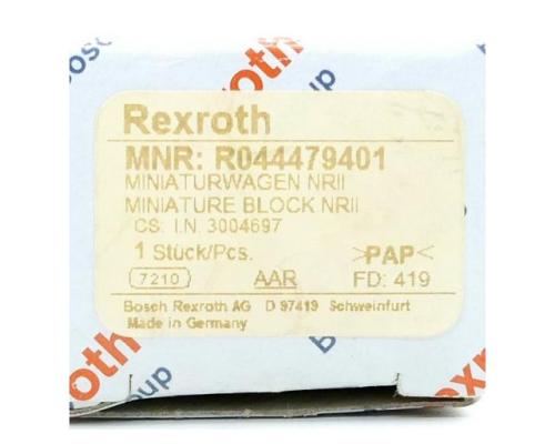 Rexroth R044479401 Miniaturwagen R044479401 - Bild 2