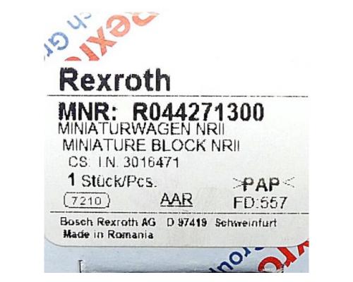 Rexroth R044271300 Miniatur Kugelwagen R044271300 - Bild 2