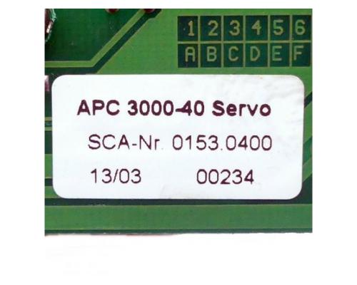SCA Schucker 0153.0400 PC Board APC 3000-40 Servo 0153.0400 - Bild 2