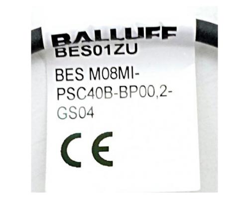 BALLUFF BES M08MI-PSC40B-BP00,2-GS04 Induktiver Sensor BES01ZU BES M08MI-PSC40B-BP00,2- - Bild 2