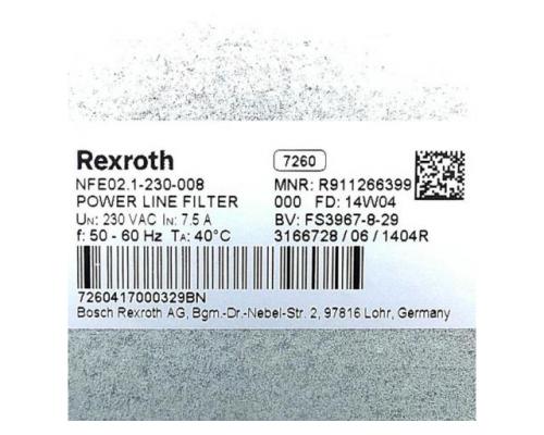 Rexroth R911266399 Netzfilter NFE02.1-230-008 R911266399 - Bild 2