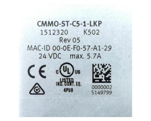 FESTO 1512320 Motorcontroller CMMO-ST-C5-1-LKP 1512320 - Bild 2