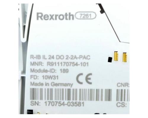 Rexroth R911170754-101 Inline-Digital-Ausgabeklemme R-IB IL 24 DO 2-2A-PA - Bild 2