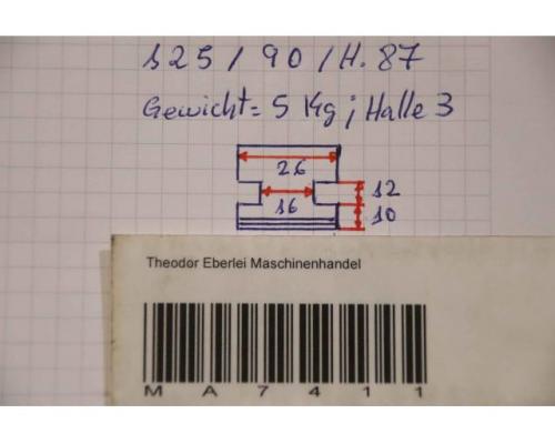 Wechselbacken von Forkardt Schunk – Breite 26 mm  schrägverzahnt  FGB 250/404  SFA 250 - Bild 8
