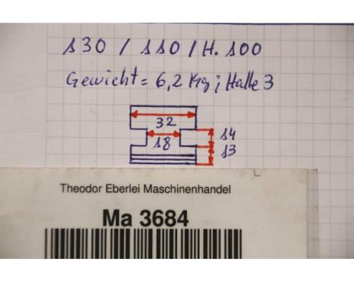 Wechselbacken von Forkardt – Breite 32 mm  schrägverzahnt  FGB 315/404 - Bild 8