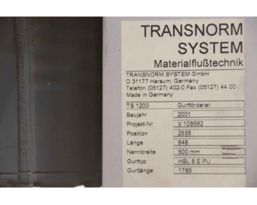 Förderband frequenzgeregelt von Transnorm – TS 1200  848 x 500 mm - Bild 8