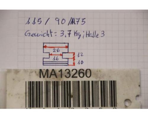 Wechselbacken von Schunk – Breite 26 mm  schrägverzahnt  SFA-250 - Bild 8
