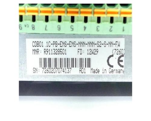 Rexroth R911328501 IndraDrive Control Unit CDB01.1C-PB-ENS-ENS-NNN-NN - Bild 2