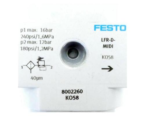FESTO 8002260 Filter-Regelventil LFR-D-MIDI 8002260 - Bild 2