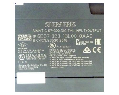 Siemens 6ES7 323-1BL00-0AA0 Digitalbaugruppe 6ES7 323-1BL00-0AA0 6ES7 323-1BL0 - Bild 2