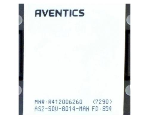 AVENTICS R412006260 Pneutmatikventil AS2-SOV-GO14-MAN R412006260 - Bild 2