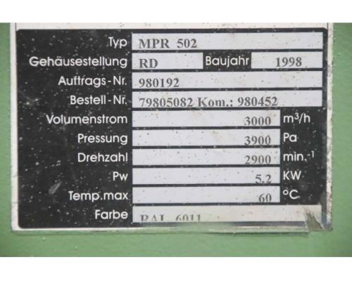 Staubabsauggebläse 5,5 kW von Eurovent – MPR 351 - Bild 11