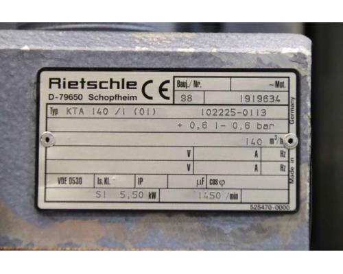 Vakuumpumpe 140 m³/h 5,5 kW von Rietschle – KTA 140/1 - Bild 7