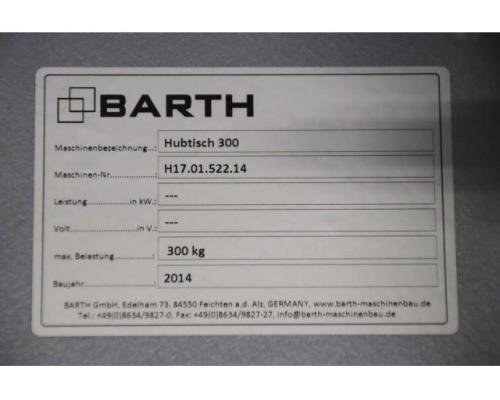 Scherenhubtisch 300 kg von Barth – Hubtisch 300 - Bild 4