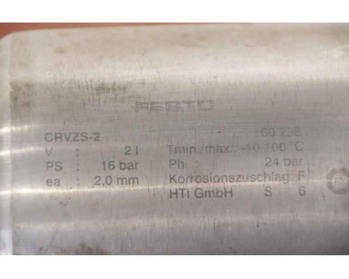 Druckluftbehälter 2 L Edelstahl von Festo – CRVZS-2 - Bild 6