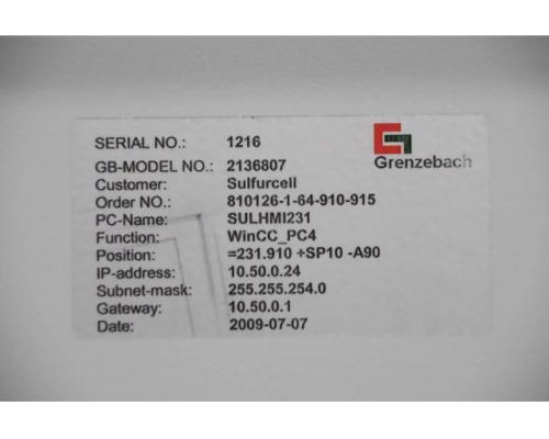 Bedienpult mit Industriemonitor von Grenzebach – FK170SBRGD001 SK 3302100 - Bild 13