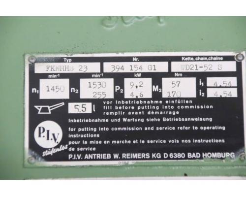 regelbarer Getriebemotor 11 kW 255-1530 U/min von PIV – FKNRHB 23  160M-4 - Bild 5