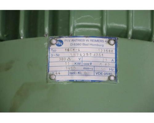 regelbarer Getriebemotor 11 kW 255-1530 U/min von PIV – FKNRHB 23  160M-4 - Bild 9