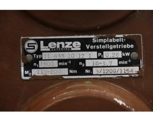 regelbarer Getriebemotor 0,25 kW  18-3,7 U/min von Lenze HEW – 11 33 10 12 1  RF 71K-B0,8/ - Bild 8