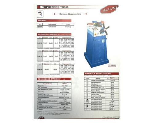 ERCOLINA - Topbender / TB050 T - Bild 6