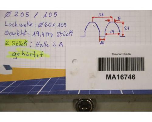 Stirnzahnrad Ø 205 mm von unbekannt – Modul 10  18 Zähne - Bild 7