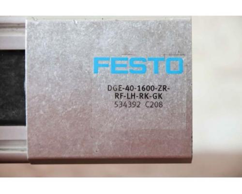 Linearantrieb Hublänge 1600 mm von Festo – DGE-40-1600-ZR-RF-LH-RK-GK  EMMS-AS-70–S-RM - Bild 9