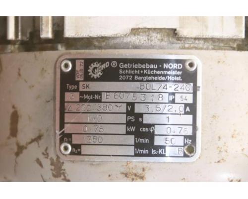 Getriebemotor 0,75 kW 2 U/min von Nord – SK 80L/4-240 - Bild 5