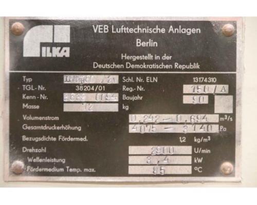 Druckgebläse 3,4 kW von VEB ILKA – IRHMF160 / 2  Lüfterrad Ø 500  mm - Bild 7