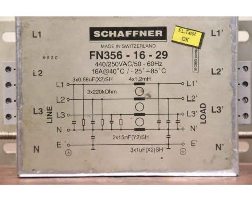 Netzfilter Entstörfilter von Schaffner – FN356-16-29 - Bild 4