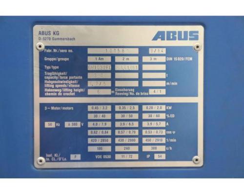 Kranfahrwerk mit Elektroseilzug 3,2 To von Abus – GM1032FD - Bild 4