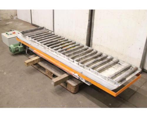 Scherenhubtisch mit Rollenbahn von unbekannt – Traglast 1000 kg  2420 x 710 mm - Bild 1