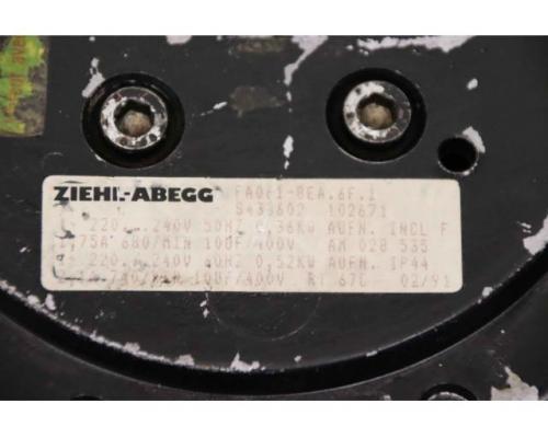 Axial Ventilator  0,36 kW 680 U/min von Ziehl-Abegg – FA061-8EA.6F.1  Ø 610 mm - Bild 4