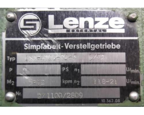 regelbarer Getriebemotor 0,75 kW 21-118 U/min von Lenze – 155-ZNA0-80-4 - Bild 6