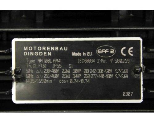 Elektromotor 2,2 kW 1435 U/min von Lafert – AM 100L AA4 - Bild 9