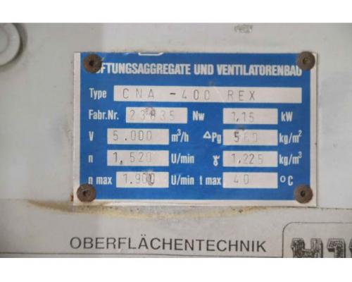 Staubabsauggebläse 1,35 kW von Novenco – CNA-400 REX  AZG-S - Bild 8