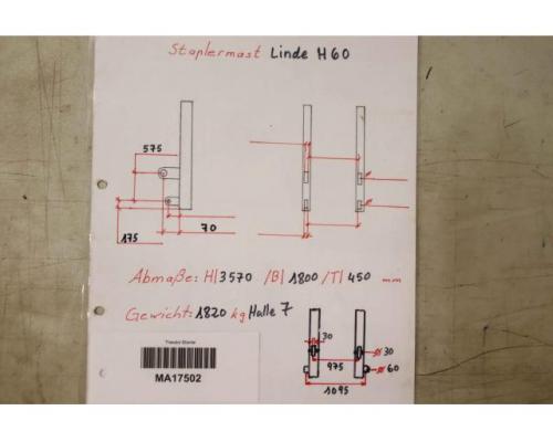 Staplermast von Linde – H60 6 to 3,55 m - Bild 10