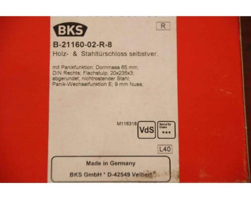 Einsteckschloß Fluchttürschloss von BKS – B-21160-02-R-8 - Bild 9