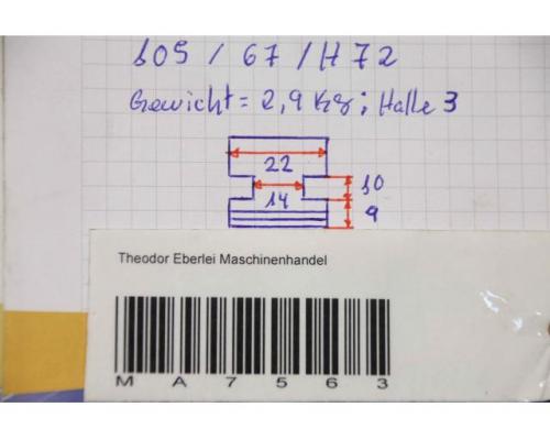 Wechselbacken von Forkardt – Breite 22 mm  schrägverzahnt - Bild 7