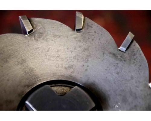 Messerkopf Winkelfräser SK50 von unbekannt – Ø125 mm / 55° - Bild 4