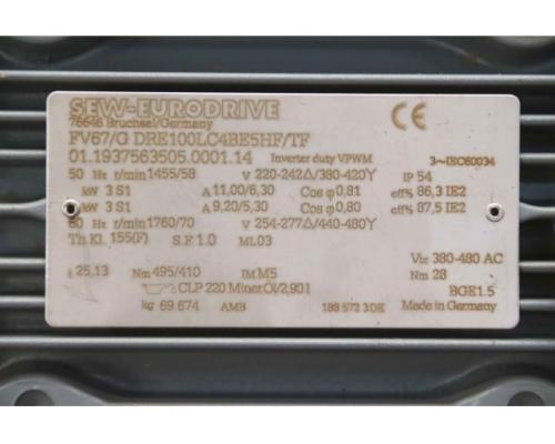 Getriebemotor 0,37 kW 58 U/min von SEW-Eurodrive – FV67/G DRE100LC4BE5HF/TF - Bild 6
