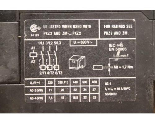 Motorschutzschalter von Klöckner Moeller – S-PKZ2  A600/P300   A600/Q300 - Bild 9
