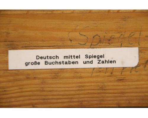 Buchstabenschablonen Negativschablonen von unbekannt – Buchstaben  Zahlen Symbole - Bild 4