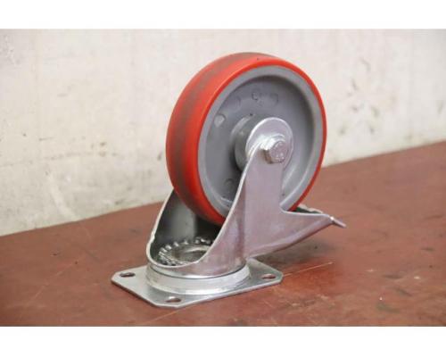 Lenkrolle von unbekannt – Ø 125 x 32 mm mit Bremse - Bild 2