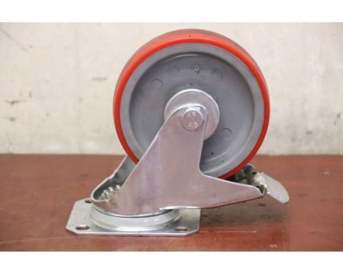 Lenkrolle von unbekannt – Ø 125 x 32 mm mit Bremse - Bild 3
