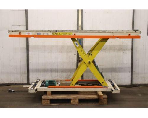 Scherenhubtisch mit Rollenbahn von unbekannt – Traglast 1000 kg  2400 x 820 mm - Bild 4