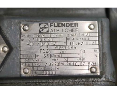 Getriebemotor 5,5 kW 215 U/min von Flender Himmel – FZC61-K4 - Bild 4