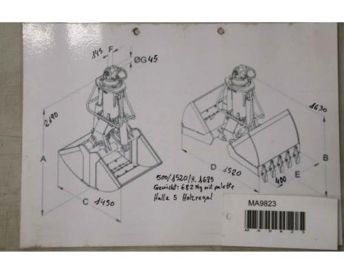 Zweischalengreifer von Atlas – Breite 40 cm - Bild 9