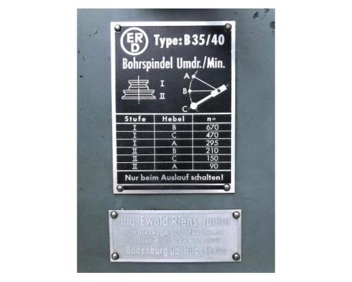 ERD Säulenbohrmaschine Type B35/40 - Bild 10