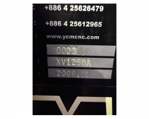 Vertikal Bearbeitungszentrum YCM XV 1250 A - Fanuc MPX 100 i Steuerung - Bild 5