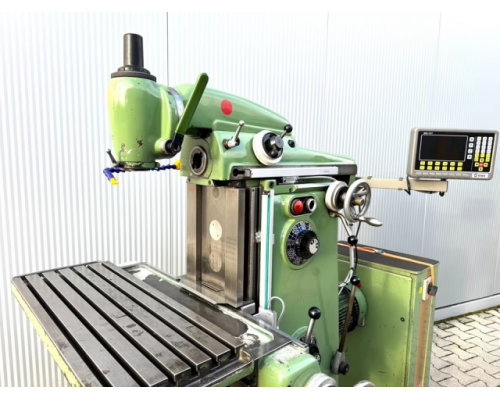 Werkzeugfräsmaschine DECKEL FP 2 mit neuer 3-Achsdigitalanzeige aus Laborbetrieb